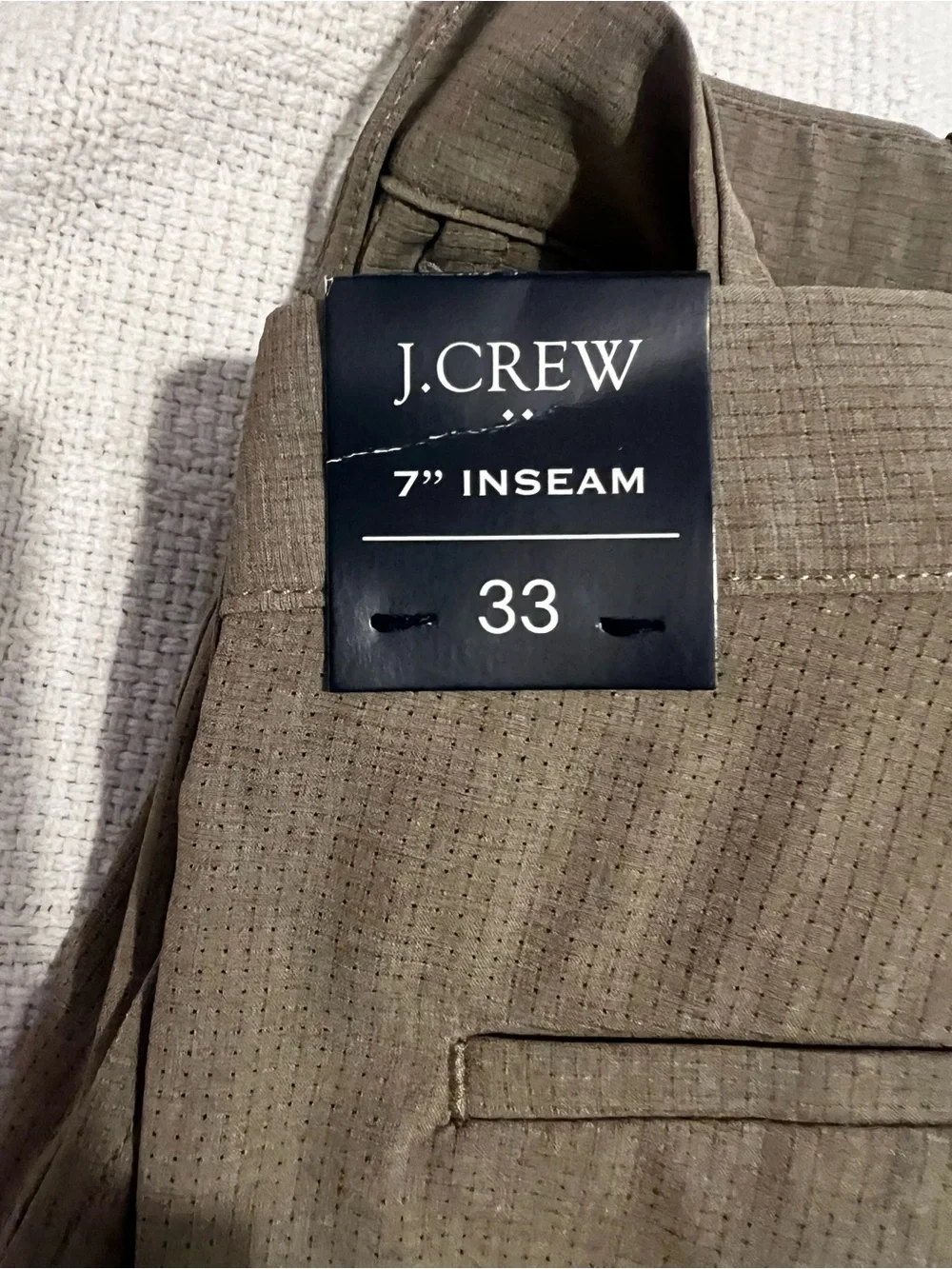 J. Crew Olive tech Men's Shorts